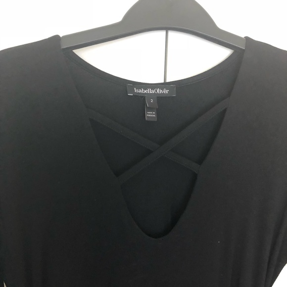 Isabella Oliver Gale Black Maternity Dress - Picture 4 of 6